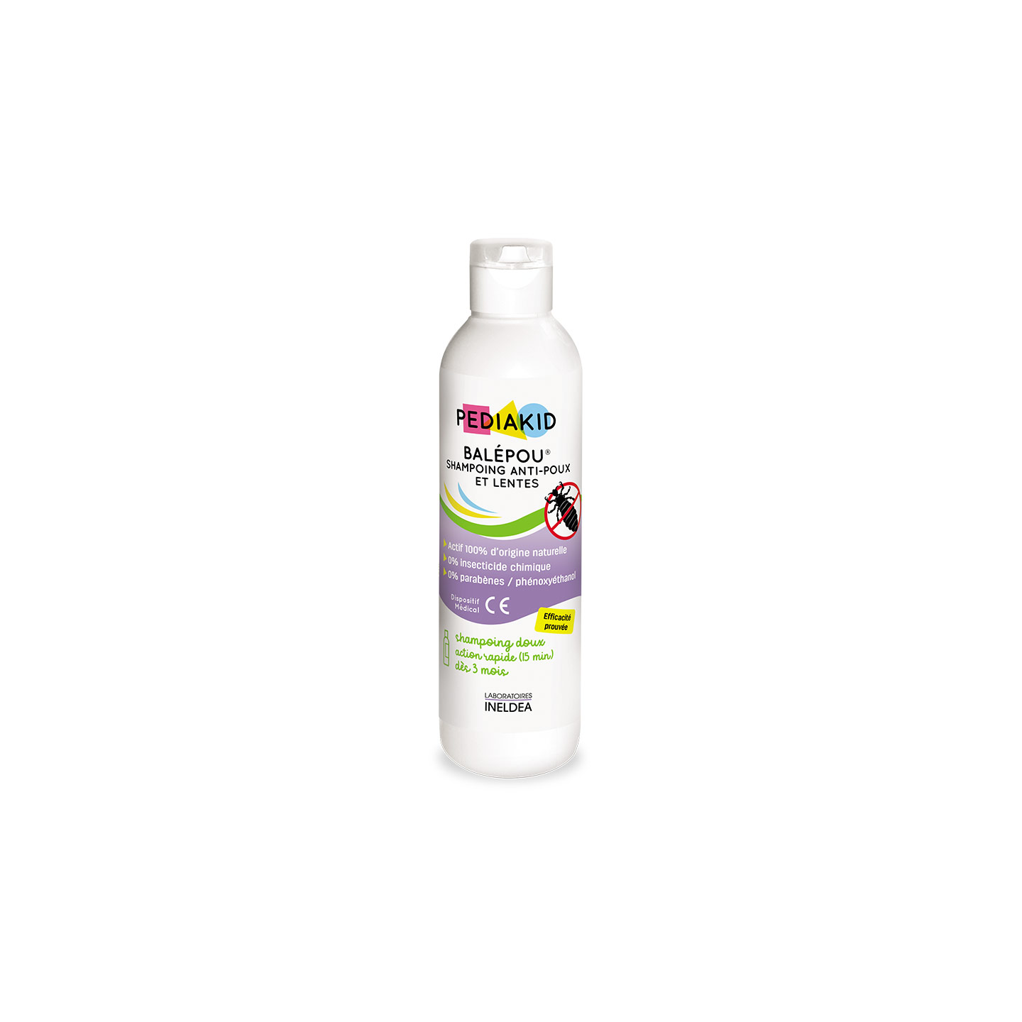 Balépou Shampoo - PEDIAKID - Flacon de 200 ml