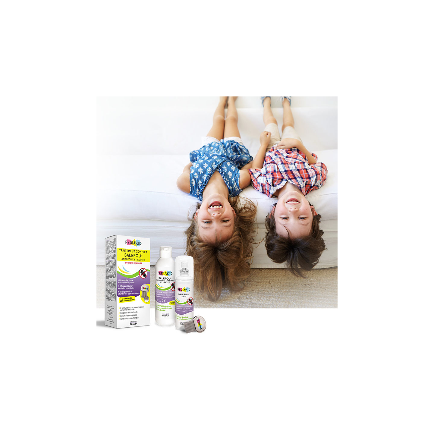 Trattamento Completo Balépou® Anti-pidocchi e lendini - PEDIAKID