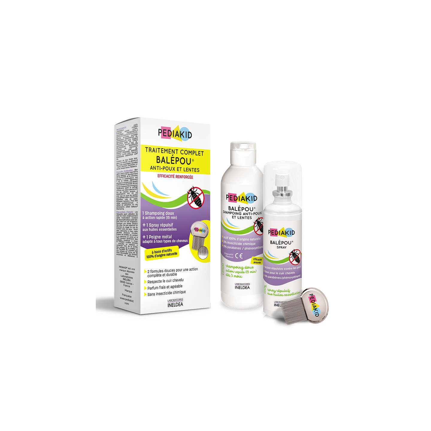 Trattamento Completo Balépou® Anti-pidocchi e lendini - PEDIAKID