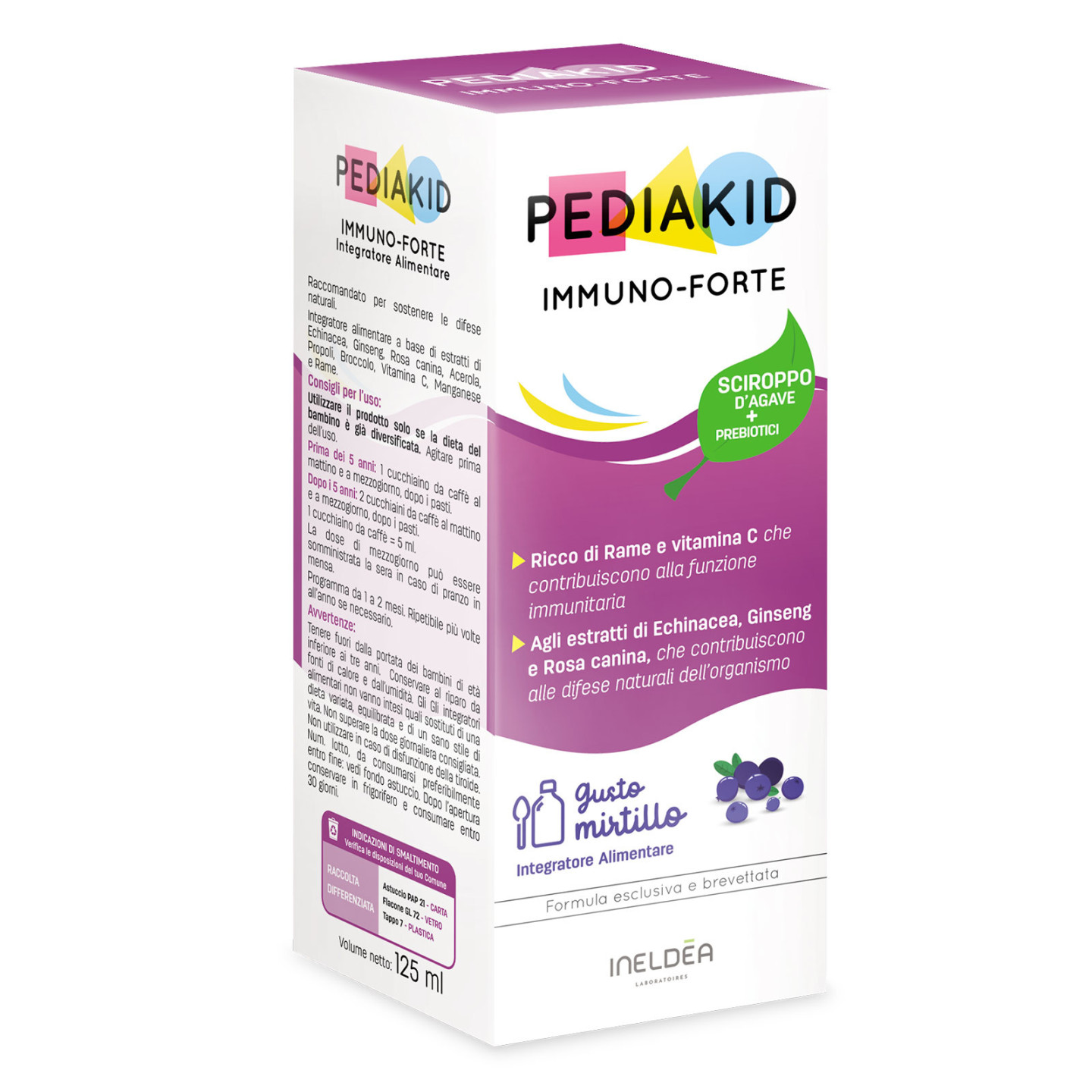 Immuno-Forte - PEDIAKID - Flacone da 125 o da 250 ml