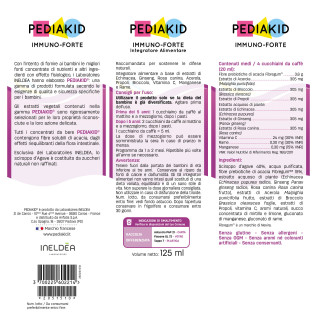 Immuno-Forte - PEDIAKID - Flacone da 125 o da 250 ml