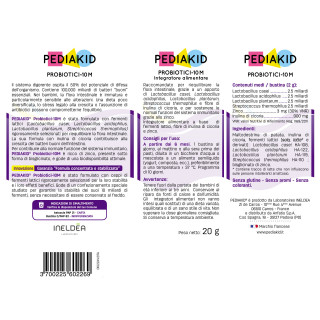 Probiotici-10M - PEDIAKID - 10 bustine di polvere da diluire