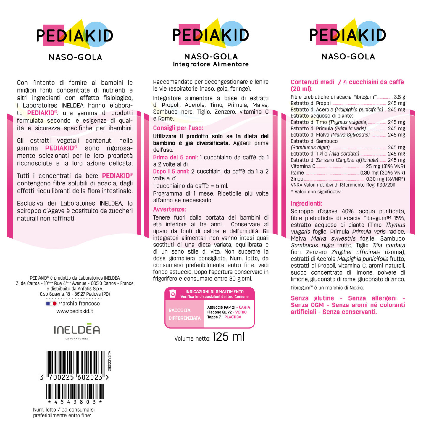 Naso-Gola - PEDIAKID - 125ml o 250ml