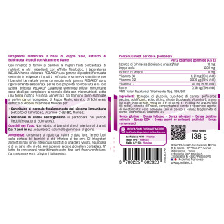 Caramelle Gommose Difese Immunitarie - PEDIAKID - Pillbox da 60 orsetti