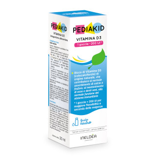 Vitamina D3 200UI - PEDIAKID - Flacone da 20 ml