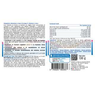 Caramelle Gommose Omega 3 - PEDIAKID - Pillbox da 60 orsetti