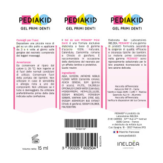Gel Primi Denti - PEDIAKID - Tubo da 15 ml