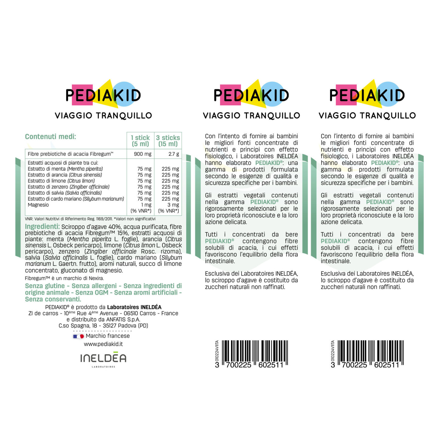 Tosse secca e grassa - PEDIAKID - Flacone da 125 ml